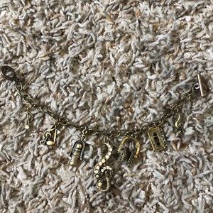 Bronze colored chain bracelet